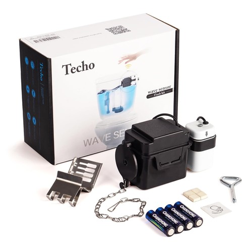 Touchless toilet flush - toilet, kit